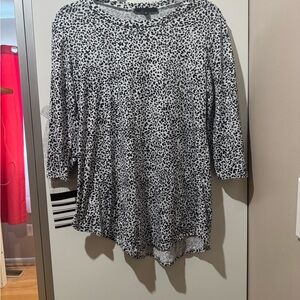 Leopard Print Women's Top